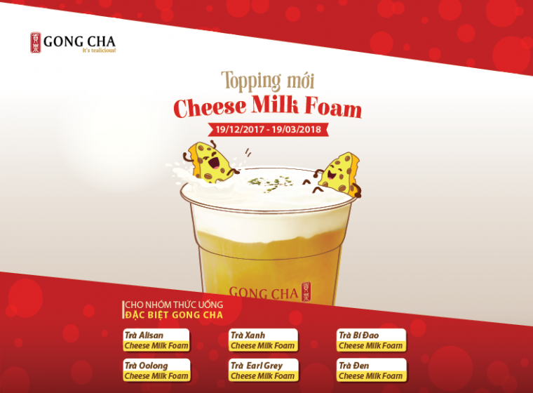 Topping Cheese Milk Foam