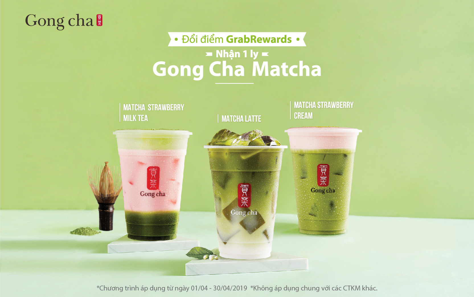 MATCHA THẢ GA KHÔNG LO VỀ GIÁ! Gong Cha Vietnam